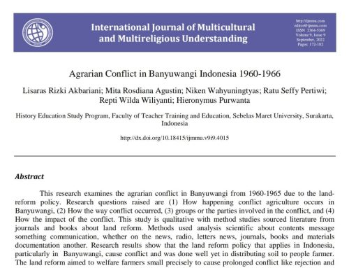 PEMBELAJARAN BERORIENTASI ARTIKEL YANG DIPUBLISH